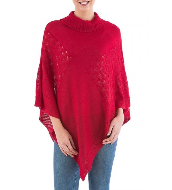 NOVICA Knit Poncho Reality Squared