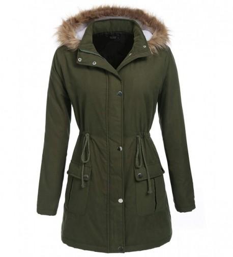 Soteer Womens Camouflage Overcoat Armygreen
