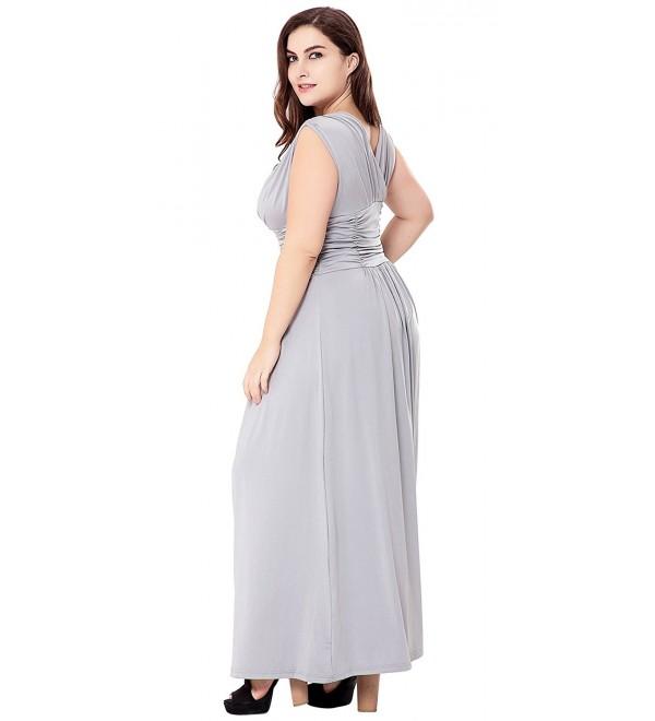 gray gown plus size