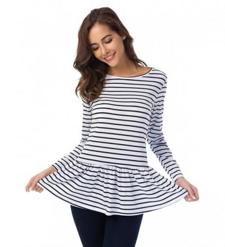 Womens Sleeve Ruffles Casual Extender