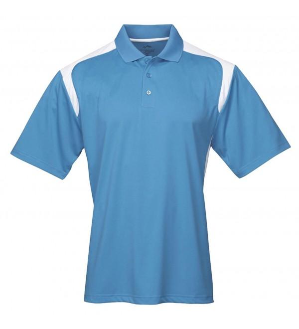 Men's 100% Polyester Sports Knit Golf Shirt (27 Colors- S-4XLT ...