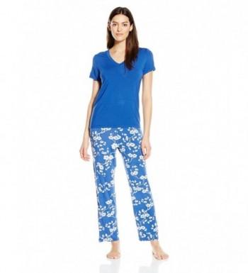 Shadowline Womens Pajama Set Soft Sleeve