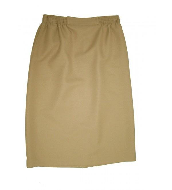 Alfred Dunner Womens Poly Skirt