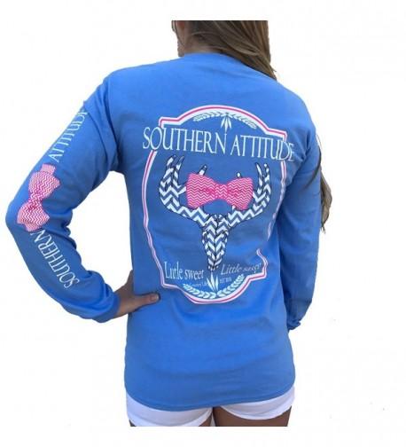 Southern Attitude Chevron Carolina Sleeve