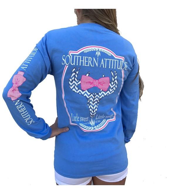 Southern Attitude Chevron Carolina Sleeve