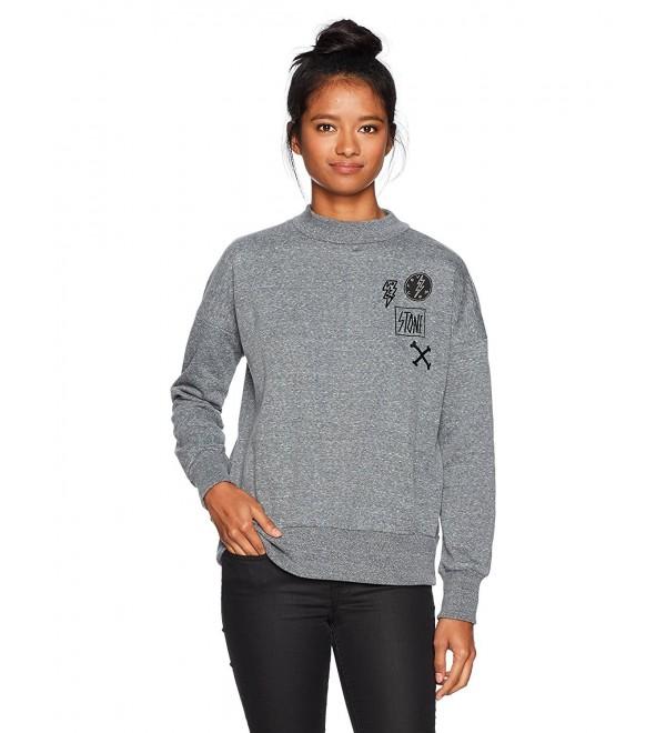 Volcom Womens Stayin Fleece Charcoal