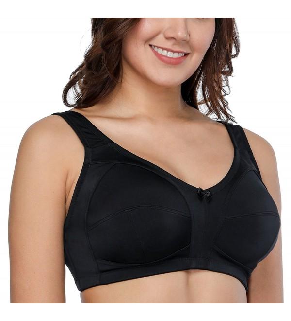 ATTRACO Unlined Wireless Bralette Minimizer