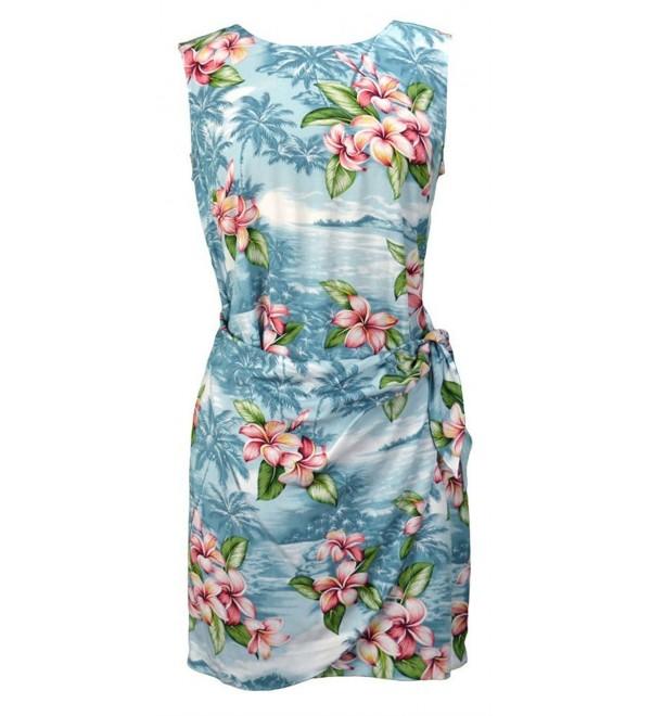 Womens Plumeria Shores Hawaiian Sarong