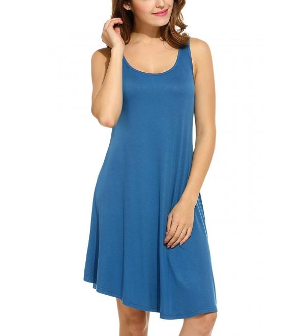 Meaneor Ladies Casul Solid Dresses