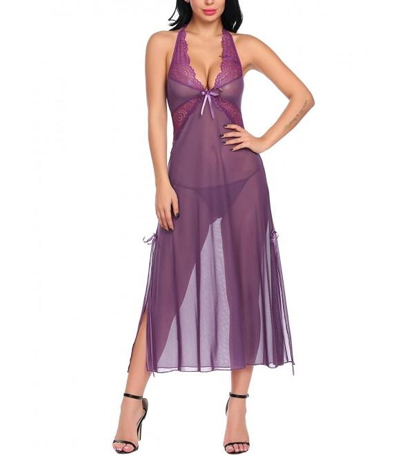 lace lingerie gown