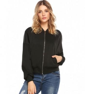 Womens Casual Raglan Sleeve Outerwear