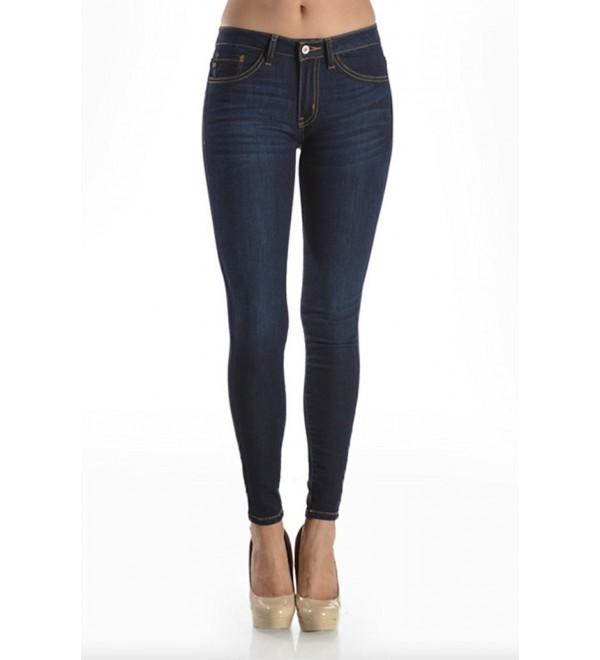 Women's Skinny Jeans (3- Super Dark) - CK12GS95413