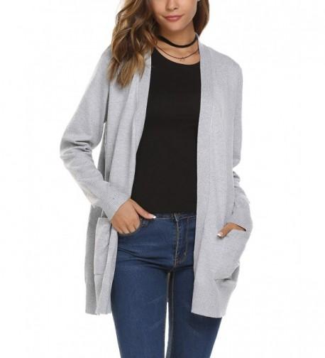 Soteer Womens Sleeve Cardigan Sweater