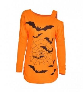 TINHAO Halloween Womens Shoulder Pattern