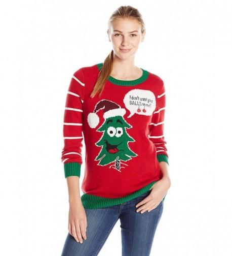 Ugly Christmas Sweater Pullover Cayenne