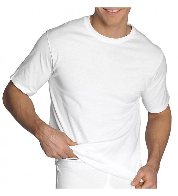 Mens Classic Bonus Pack Crew Neck T-Shirt (3-Pack + 1 Free) - White ...