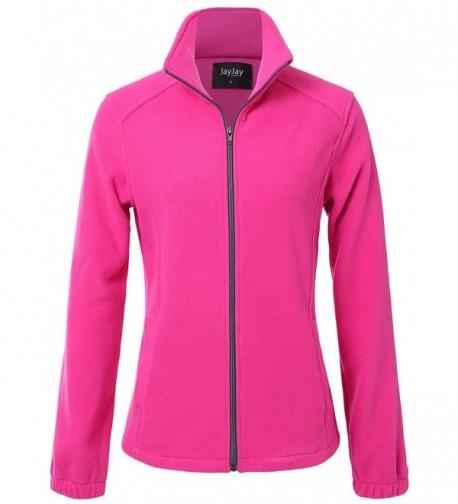 JayJay Breathable Full Zip Fleece Fuchsia