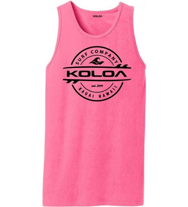 Koloa Thruster Pigment Dyed Tops NeonPink b 3XL