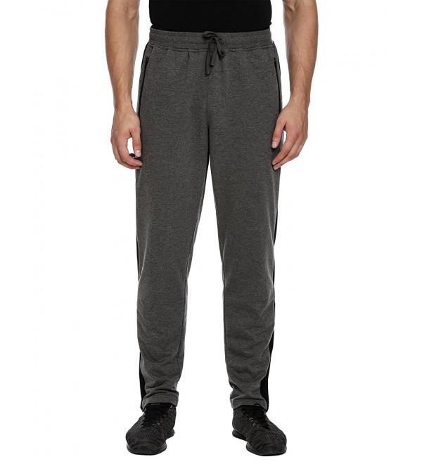 Men's Active Basic Jogger Sweat Pants - Dark Gray - CD17Z7NTYU4