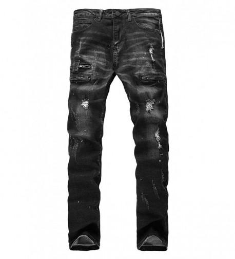 P2U Regular Destructed Ripped Black