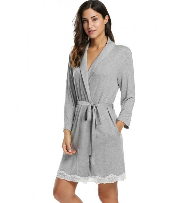 Avidlove Womens Bathrobe Kimono Sleepwear