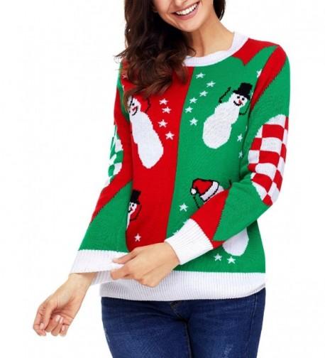 Dearlove Christmas Sweater Snowflakes Pullover