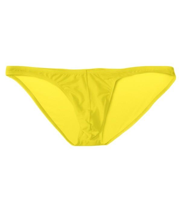 Men's Sexy Breathable Sheer Ice Silk Bikini Briefs Underwear Panties ...