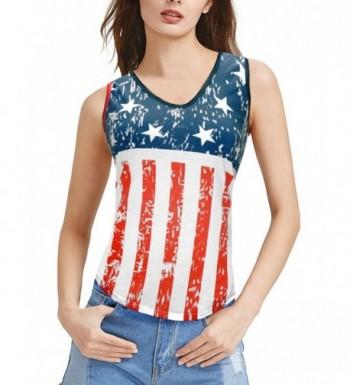 Women American Stars Stripes Clothing