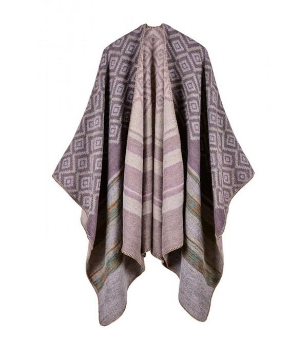 Hiwil Lattice Pashmina Reversible Cardigans