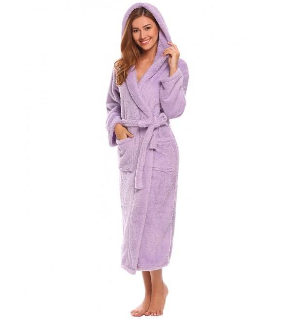 Lamore Fleece Bathrobes Sleepwear X Large