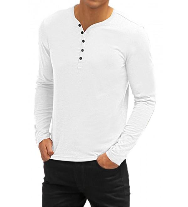 Mens Summer Casual V-Neck Button Cuffs Cardigan Short Sleeve T-Shirts ...