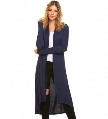 SimpleFun Womens Sleeve Lightweight Cardigan