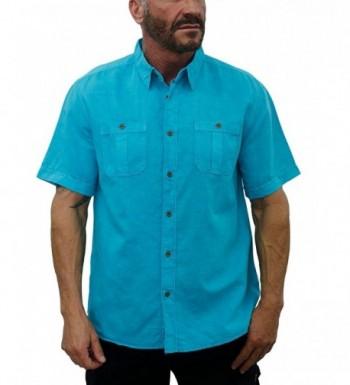 L8042 Short Sleeve Linen Shirt