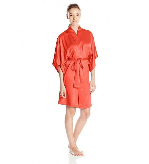 Natori Womens Charmeuse Essentials Coral