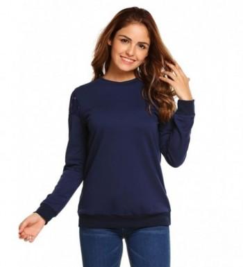 Zeagoo Crewneck Sweatshirt Lightweight Pullover