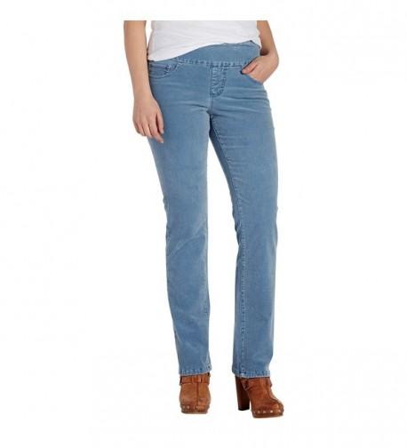 Jeans Womens Petite Straight Spruce