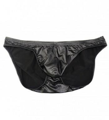 Shengding Underwear Briefs patent leather