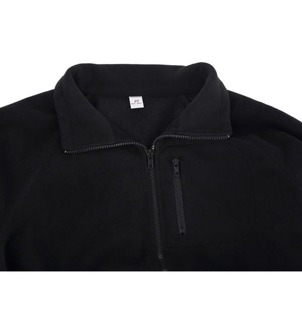 Paul JonesMen's Shirt Men's Fashion Casual Warm Zip Up Jacket Cotton ...