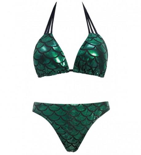 Futurino Mermaid Strappy Triangle Swimsuit