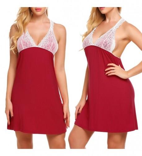 Langle Womens Adjustable Backless Chemise