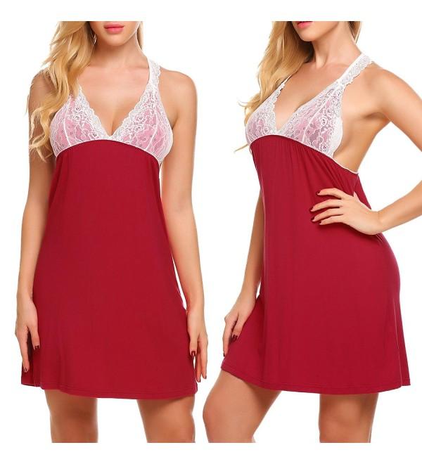 Langle Womens Adjustable Backless Chemise