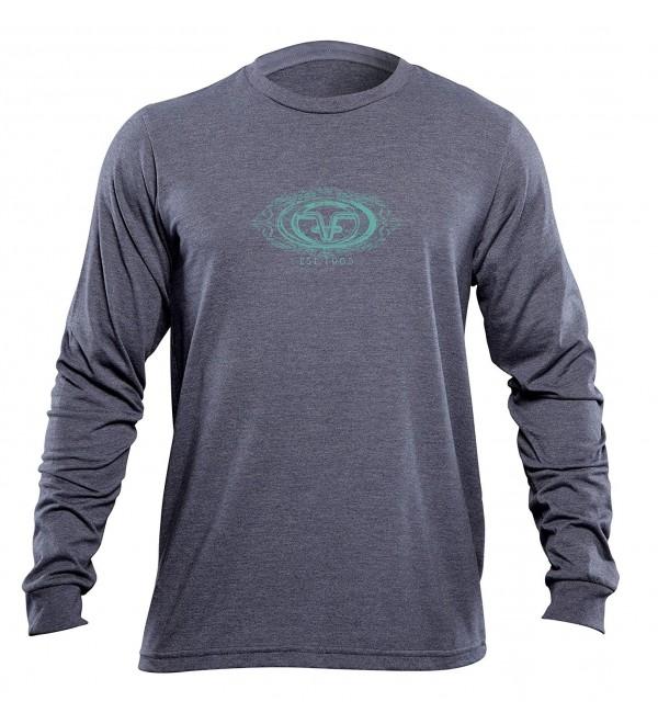 Tarpon Outlaw Long Sleeve T-Shirt - Navy - C711NIH79C1