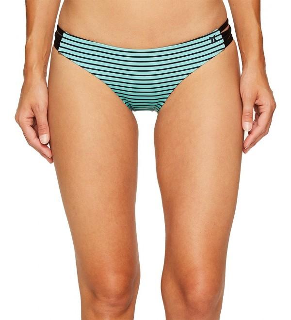 Hurley Womens Stripe Bottoms Swimsuit