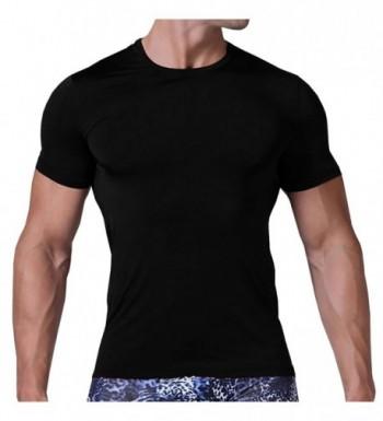 Men's Casual Short Sleeves Sport Quick Dry T-Shirt Gym Fitness Running ...