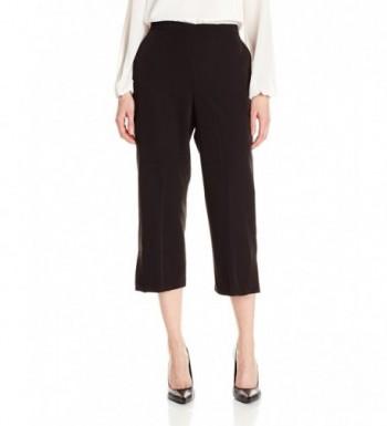 Alfred Dunner Womens Capri Black