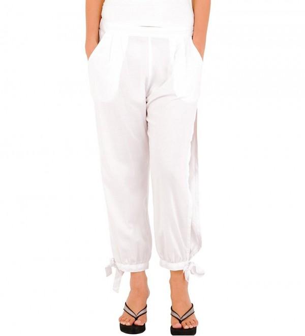 SHU SHI Womens Cropped Summer Pants