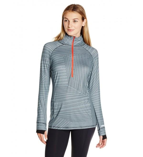 Cuddl Duds Womens Sportlayer Half Zip