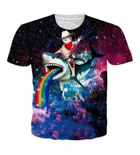 RAISEVERN Universe Rainbow T Shirts Multicoloured