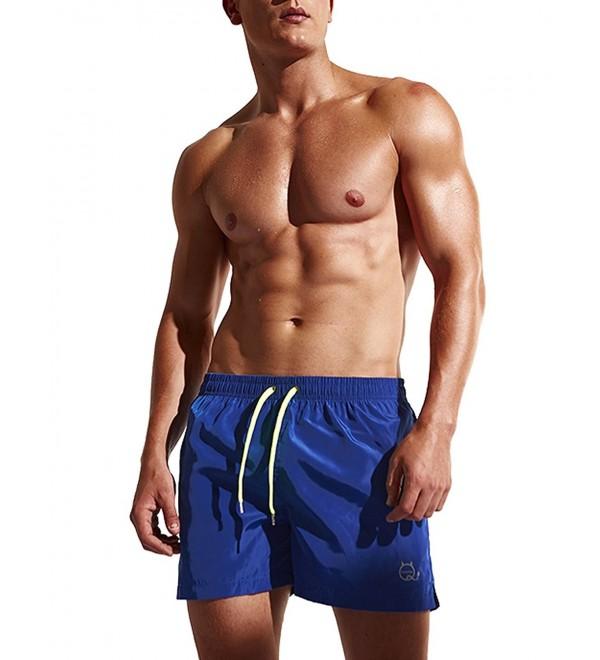 Shorts Quick Trunks Swimsuit Pockets
