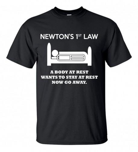 Adult T shirt Newtons 1st Law